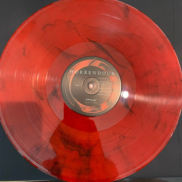 Image of Label Cover of LP - VG+/VG+ - HORRENDOUS, Ontological Mysterium (Season Of Mist; SOM 531LP, France 2023, Gatefold, Insert, Poster, Red And Black Marble Vinyl, Limited to 300 Copies.), In hype stickered plastic outer.,  - 3626441E