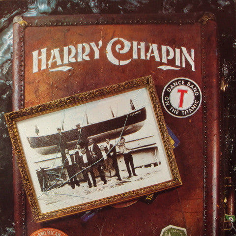 Image of Front Cover of 2xLP - VG+/VG - HARRY CHAPIN, Dance Band On The Titanic (Elektra Butterfly Labels; K 62021, UK 1977, Gatefold, Insert), Strong VG,  - 3616300C