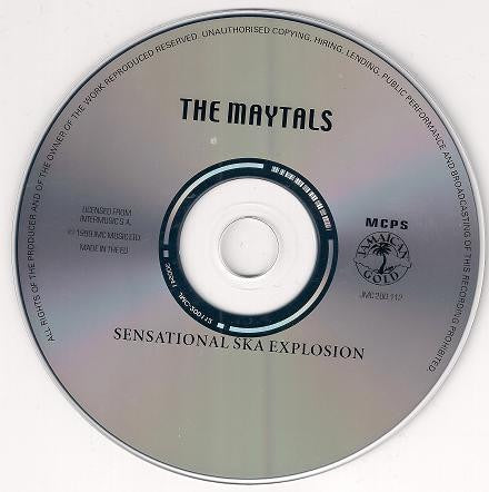 Image of Label Cover of CD - VG+/VG+ - THE MAYTALS, Sensational Ska Explosion (Jamaican Gold; JMC 200.112, Europe 1999 Reissue, Jewel Case), ,  - 3616381C