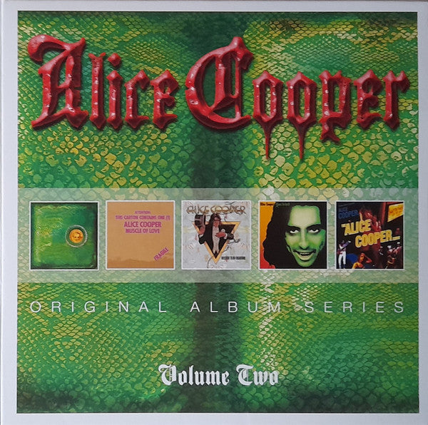 Image of Front Cover of 5xCD - VG+/VG+ - ALICE COOPER / ALICE COOPER, Original Album Series (Volume Two) (Warner Records; 081227944780, Europe ), ,  - 3656123S