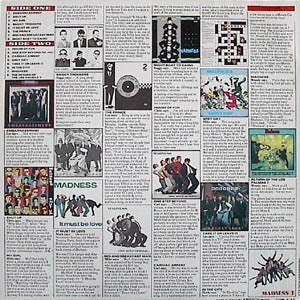Image of Back Cover of LP - VG/VG - MADNESS, Complete Madness (Stiff Records; STLP / 1004, Italy 1984 Reissue, Gatefold), Clean disc, Slight warp, Light sleeve wear. ,  - 3616303C