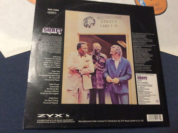 Image of Back Cover of 2xLP - VG/VG+ - ISAAC HAYES, Shaft (ZYX Music; ENS 2-5002, Germany 2006 Reissue, Gatefold, 180 gram vinyl), ,  - 3626456E