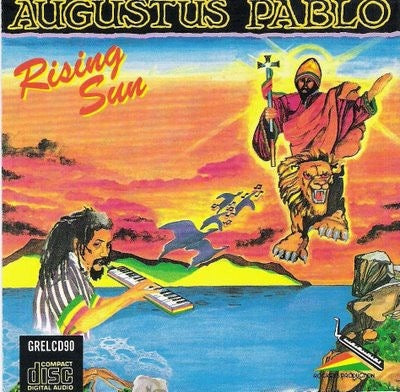 Image of Front Cover of CD - VG+/VG - AUGUSTUS PABLO, Rising Sun (Greensleeves Records; GRELCD90, UK 1991 Reissue, Jewel Case), ,  - 3616388C