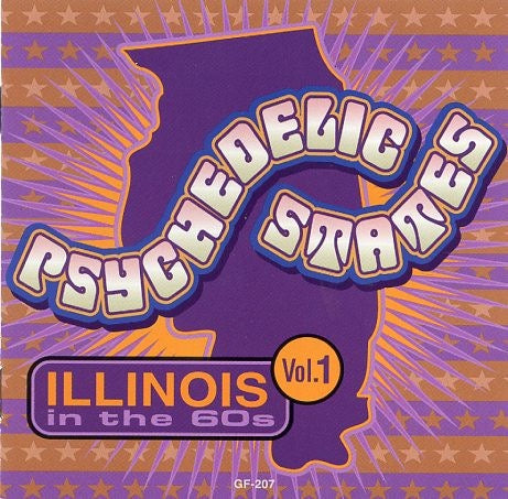 Image of Front Cover of CD -  - VARIOUS, Psychedelic States: Illinois In The 60s Vol. 1 (Gear Fab Records; GF-207, US 2004, Jewel Case, Booklet), ,  - 3616406C