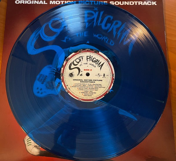 Image of Label Cover of LP - VG/VG+ - VARIOUS, Scott Pilgrim vs. The World (Original Motion Picture Soundtrack) (Universal; 0343-1, USA & Europe 2021 Reissue, Transparent Blue Vinyl), Sleeve Crease,  - 3616306C