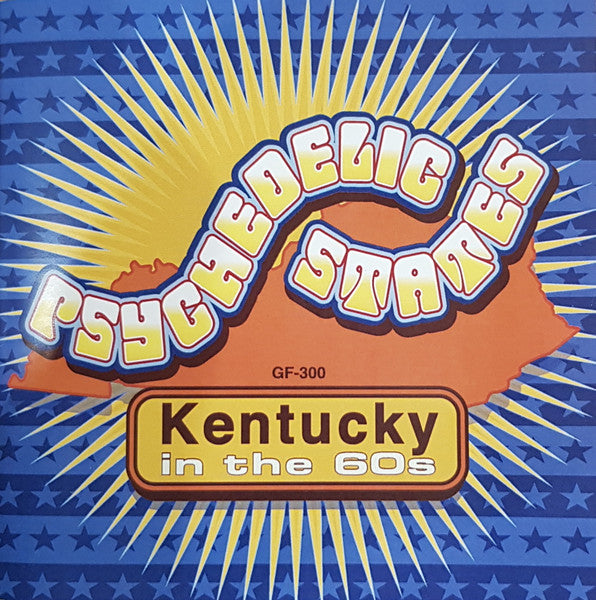 Image of Front Cover of 2xCD - VG+/VG+ - VARIOUS, Psychedelic States: Kentucky In The 60s (Gear Fab Records; GF-300, US 2022, Jewel Case, Booklet), ,  - 3616409C