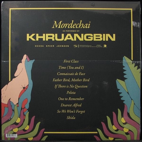 Image of Back Cover of LP - VG+/EX - KHRUANGBIN, Mordechai (Dead Oceans; DOC193, UK 2020, Gatefold, Inner), ,  - 3646386S