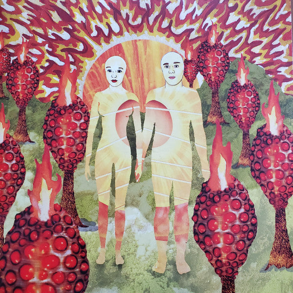 Image of Front Cover of 2xLP - VG/VG - OF MONTREAL, The Sunlandic Twins (Polyvinyl Record Company; PRC-088-1, US 2021, Gatefold, Red & Orange Swirl Vinyl), Strong VG,  - 3616418C