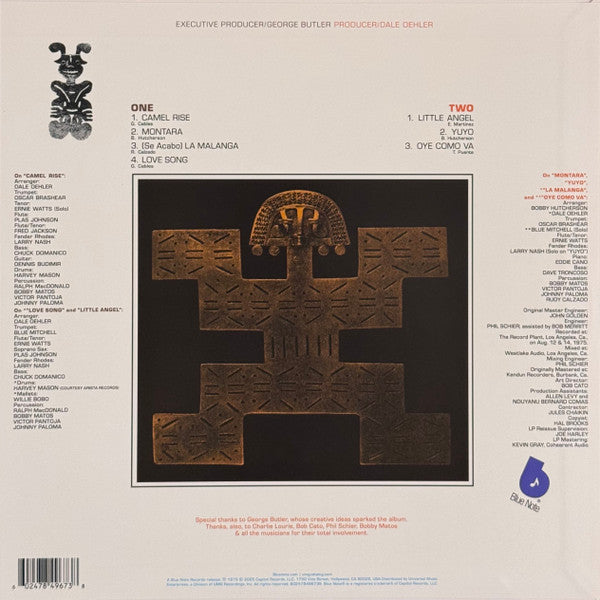 Image of Back Cover of LP - VG+/VG+ - BOBBY HUTCHERSON, Montara (Blue Note; 602478496738, Worldwide 2025 Reissue, 180g), ,  - 3616431C