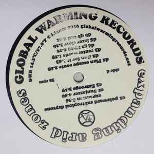 Image of Label Cover of LP - VG+/VG+ - FRANZISKA LANTZ, Expanding Arid Zones (GLOBAL WARMING RECORDS ; GWR 14.3 C/ 57.8 F, UK 2017, Picture Sleeve), hand-sprayed sleeve. hand-stamped labels,  - 3646375S