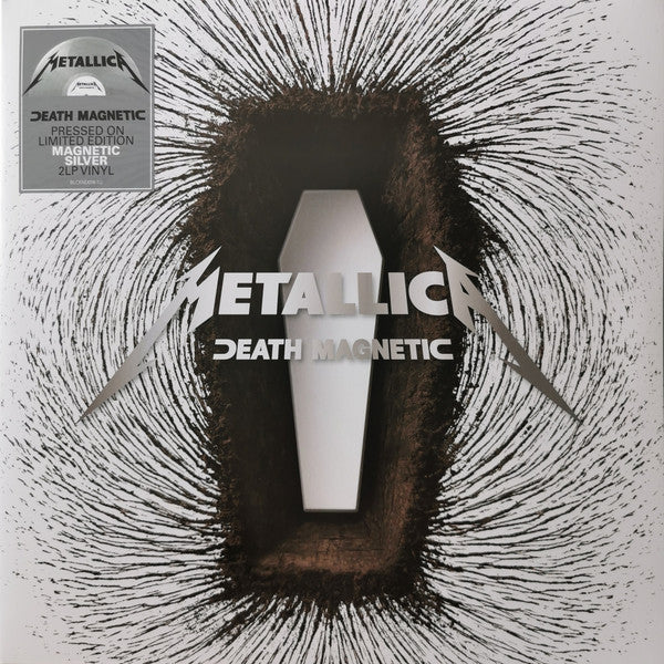 Image of Front Cover of 2xLP - EX/EX - METALLICA, Death Magnetic (Blackened; BLCKND018-1, Europe 2024 Reissue, Gatefold, Limited Edition Magnetic Silver vinyl), , .. - 3626472E