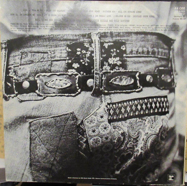 Image of Back Cover of LP - VG/VG - NEIL YOUNG, After The Gold Rush (Reprise Records; K 44 088, Europe 1980s, Laminated Gatefold Sleeve), Hairlines. Edge wear, corner bump.,  - 3646443S