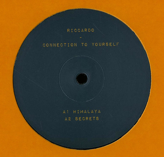 Image of Front Cover of 12" - /VG - RICCARDO, Connection To Yourself (Metropolita Recordings; MET003, UK 2017), ,  - 3646456S
