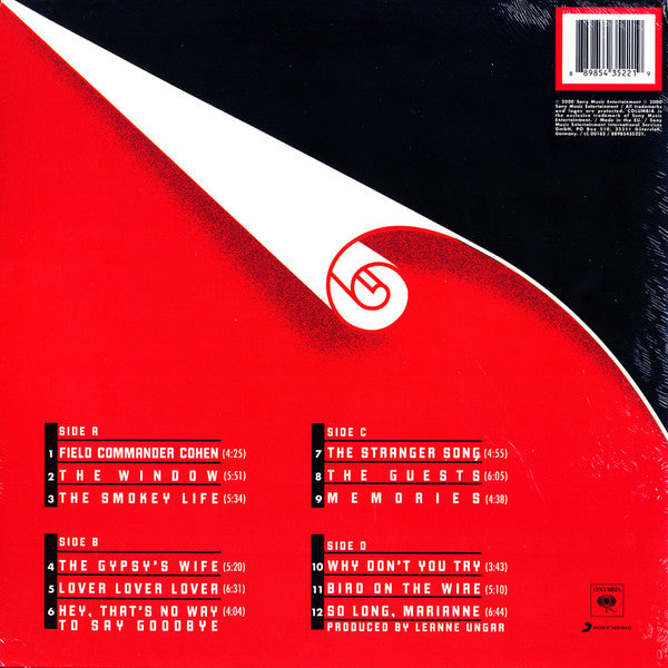 Image of Back Cover of 2xLP - VG+/VG+ - LEONARD COHEN, Field Commander Cohen: Tour Of 1979 (Columbia; 88985435221, Europe 2017, Gatefold, 180 Gram Vinyl), ,  - 3646343S