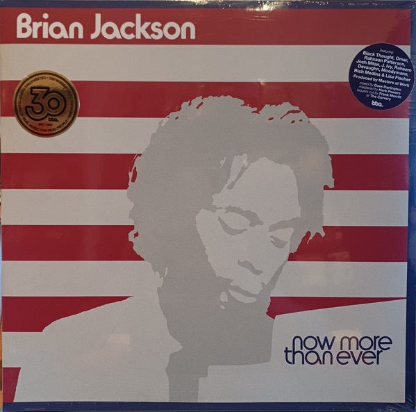 Image of Front Cover of 3xLP - VG+/G+ - BRIAN JACKSON, Now More Than Ever (BBE; BBE800ALP, Worldwide 2026, Triple Gatefold), Lots of light superficial marks from paper inners.,  - 3616449C