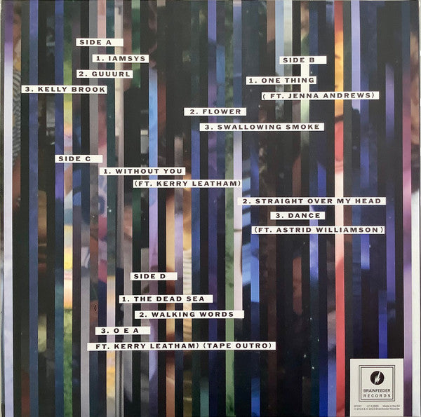 Image of Back Cover of 2xLP - VG+/EX - LAPALUX, Nostalchic (Brainfeeder; BF037R, Europe 2024 Reissue, Gatefold, Clear Vinyl), Almost perfect, v minor creasing to sleeve. ,  - 3626489E