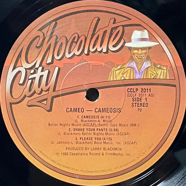 Image of Label Cover of LP - VG+/G+ - CAMEO, Cameosis (Chocolate City; CCLP 2011, US 1980), Vinyl in strong G+, plays VG.,  - 3646462S