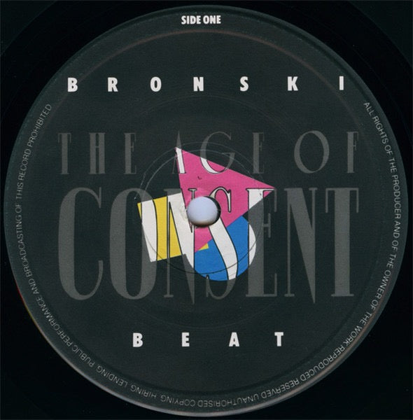 Image of Label Cover of LP - VG/VG - BRONSKI BEAT, The Age Of Consent (Forbidden Fruit; BITLP 1, UK 1984, Inner), Hairlines, especially on side 1,  - 3626506E