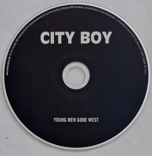 Image of Label Cover of 2xCD - VG+/VG+ - CITY BOY, Young Men Gone West / Book Early (Lemon Recordings; CDLEMD 224, UK 2015, Jewel Case), ,  - 3616401C