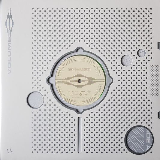Image of Front Cover of 2xLP - VG+/VG+ - VARIOUS, Volume 3 (PC Music; PCMVOL3, UK 2022, Die Cut Gatefold Sleeve, 2 Inners & Insert, Compilation, Clear w/ Green Splatter Vinyl), A handful of light marks/scuffs across discs, plays fine., PC Music comp, featuring easyFun, A. G.  Cook, Hannah Diamond + more. - 3626496E