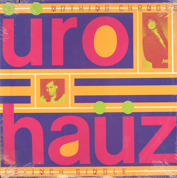 Image of Front Cover of 12" - G+/VG -  ROHA Z, Nothing Changes (Profile Records; PRO-7272, US 1989, Picture Sleeve), Light marks to disc. Sleeve has a tear across front lower half, Early Danny Tenaglia / Joe Delaffaille / Louie Marsans production. - 3626499E