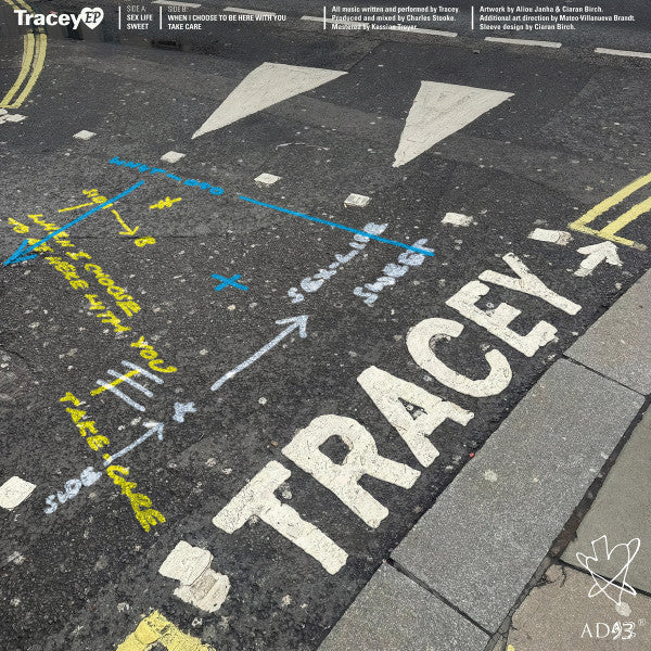Image of Back Cover of 12" - VG/VG+ - TRACEY, Tracey EP (AD 93; WHYT090, UK 2025), Disc would be EX but for small scuffing to end of B side, doesn't affect play. Sleeve has some minor creasing to back, but front looks great. Nice copy., Experimental and enigmatic combo of Bass, Grime, RnB, & Indie Rock on AD93 (previously Whities). Limited to 100 copies.A1	Sex Life featuring Riko DanA2	SweetB1	When I Choose To Be Here With YouB2	Take Care - 3626517E