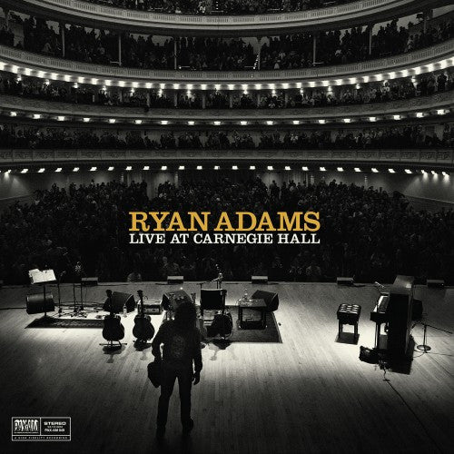 Image of Front Cover of LP - VG+/VG+ - RYAN ADAMS, Ten Songs From Live At Carnegie Hall (Pax Americana Record Company; PAX-AM 053, US 2015, Insert, 140 Gram Vinyl, BG matrix), ,  - 3746002S