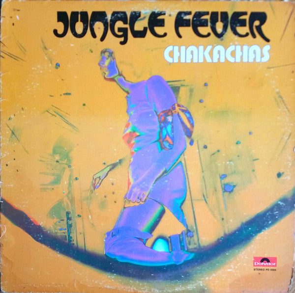 Image of Front Cover of LP - G+/VG - CHAKACHAS, Jungle Fever (Polydor; PD-5504, US 1972, Picture Sleeve), Corner cut top right, shelf and edge wear to sleeve.,  - 3726051E