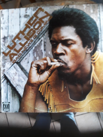 Image of Front Cover of LP - VG/VG - LUTHER ALLISON, Bad News Is Coming (Tamla Motown; TMC 5241, South Africa 1972, Laminated Flipback Sleeve, Label variant, black label with silver printed info.), WOS.,  - 3726052E