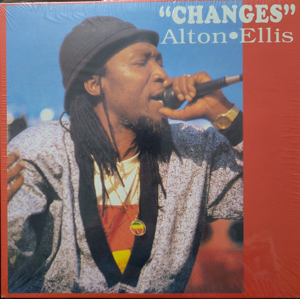 Image of Front Cover of LP - VG+/EX - ALTON ELLIS, Changes (Clocktower Records; LRLP- 001, Canada 1990s Reissue, Brown Marbled Vinyl), Corner wear on sleeve.,  - 3716023C