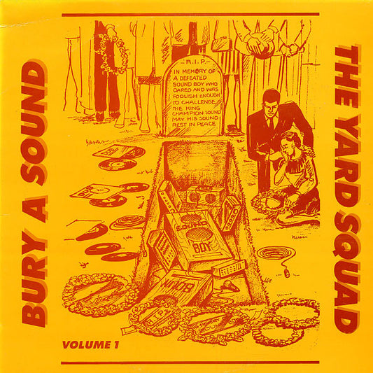 Image of Front Cover of LP - VG+/VG+ - THE YARD SQUAD, Bury A Sound (Boom Bastic Records; DT LP 3, UK 1989), ,  - 3716025C