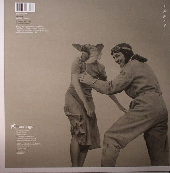 Image of Back Cover of 12" - VG/VG - JIMPSTER, Alsace & Lorraine (Freerange Records; FR 144, UK 2010, Picture Sleeve), white vinyl. light marks only,  - 3746050S