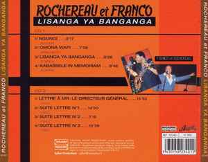 Image of Back Cover of 2xCD - VG+/VG+ - ROCHEREAU* ET FRANCO, Lisanga Ya Banganga (Syllart Production; 823421, Europe 2006, Jewel Case), ,  - 3736002E