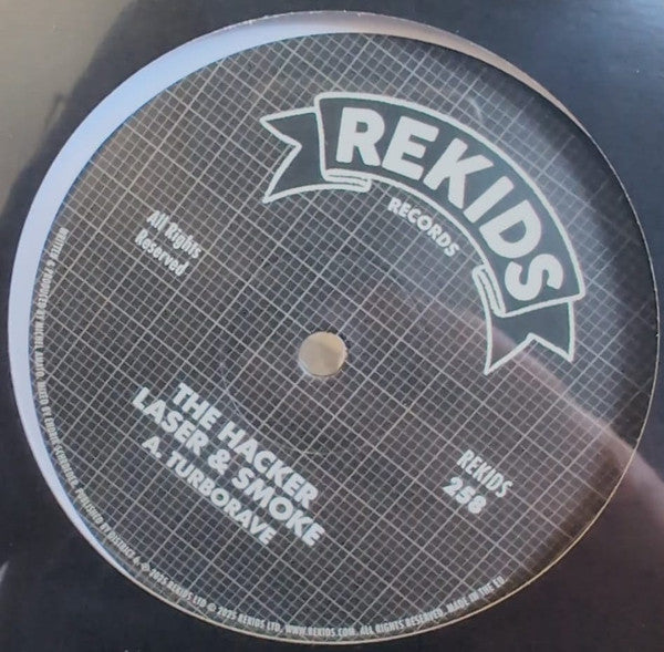 Image of Front Cover of 12" - /VG - THE HACKER, Laser & Smoke (REKIDS ; REKIDS 258, Germany 2025), strong VG,  - 3746081S