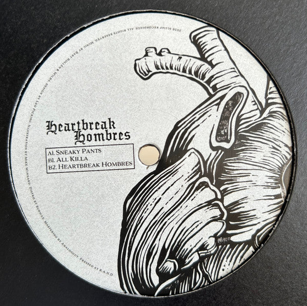 Image of Back Cover of 12" - /VG - HEARTBREAK HOMBRES, Heartbreak Hombres (Slump Recordings; HB01, UK & Ireland 2026), ,  - 3746093S
