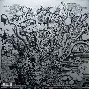 Image of Back Cover of 2xLP - VG/VG - CREAM, Wheels Of Fire (Polydor; 535 484-4, Worldwide 2020 Reissue, Gatefold, 180 Gram Vinyl, MPO logo matrix), Light scratch on side 3, Top edge seam splits,  - 3746027S