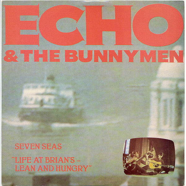 Image of Front Cover of 12" - VG/VG+ - ECHO & THE BUNNYMEN, Seven Seas "Life At Brian's - Lean And Hungry" (Korova; KOW 35 (T), UK 1984), ,  - 3726070E