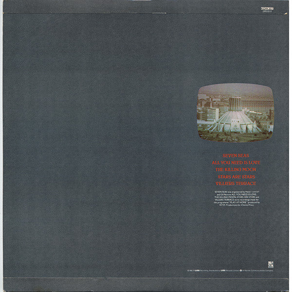 Image of Back Cover of 12" - VG/VG+ - ECHO & THE BUNNYMEN, Seven Seas "Life At Brian's - Lean And Hungry" (Korova; KOW 35 (T), UK 1984), ,  - 3726070E