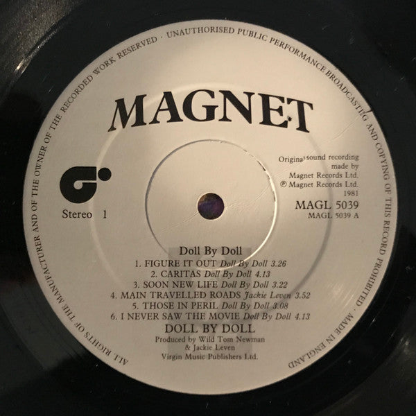 Image of Label Cover of LP - VG/VG+ - DOLL BY DOLL, Doll By Doll (Magnet; MAGL5039, UK 1981, Inner, Grey Magnet label), ,  - 3726071E