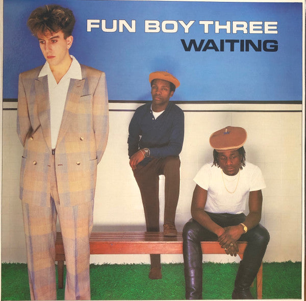Image of Front Cover of LP - VG+/VG - FUN BOY THREE, Waiting (Chrysalis; CHR 1417, UK 1983), ,  - 3726073E
