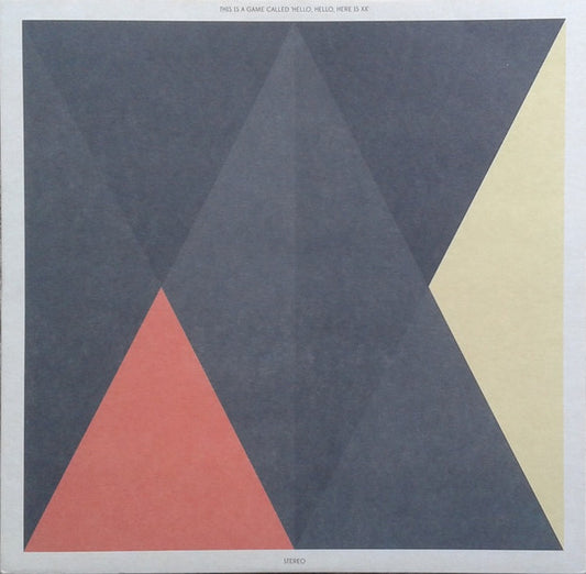 Image of Front Cover of LP - VG+/VG+ - MARK JACKSON, ROGER CLARKE, WILLIAM S. BURROUGHS, This Is A Game Called  Hello, Hello, Here Is X.X.  (Laura Palookaville Records; 96131, UK 2014, Limited Edition), ,  - 3746117S