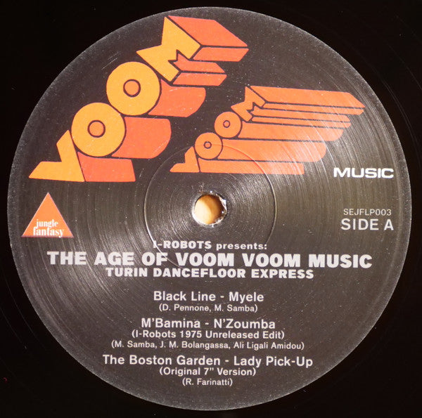 Image of Label Cover of 2xLP - VG+/EX - I-ROBOTS PRESENTS VARIOUS, Echoes Of Italy The Age Of Voom Voom Music (Turin Dancefloor Express) (Jungle Fantasy Records; SEJFLP003, USA & Europe 2026, Picture Sleeve, Insert), ,  - 3726061E