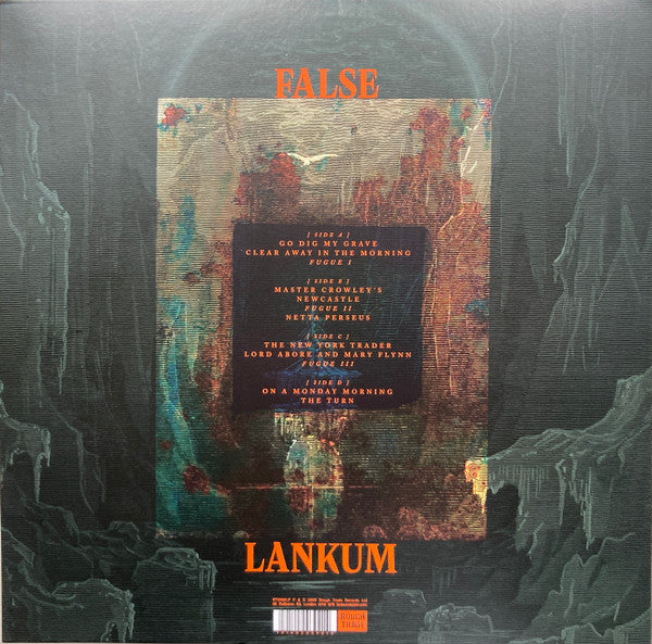 Image of Back Cover of 2xLP - VG+/VG+ - LANKUM, False Lankum (Rough Trade; RT0392LPE, Europe 2023, Gatefold, 2 Inners, Orange Transparent Vinyl), ,  - 3746061S