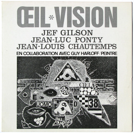 Image of Front Cover of LP - VG/VG+ - JEF GILSON, JEAN-LUC PONTY, JEAN-LOUIS CHAUTEMPS,  il Vision (Spalax; 6836, France 1981 Reissue), Edge and Ring Wear,  - 3746140S