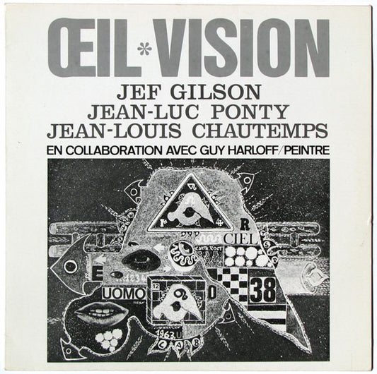 Image of Front Cover of LP - VG/VG+ - JEF GILSON, JEAN-LUC PONTY, JEAN-LOUIS CHAUTEMPS,  il Vision (Spalax; 6836, France 1981 Reissue), Edge and Ring Wear,  - 3746140S