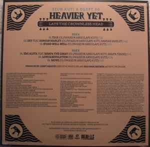 Image of Back Cover of LP - EX/EX - SEUN KUTI & EGYPT 80, Heavier Yet (Lays The Crownless Head) (Record Kicks; RKX096, Italy 2024, Picture Sleeve), opened in store - shrink w/ hype sticker. black vinyl,  - 3746085S