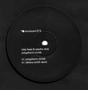 Image of Label Cover of 2x12" - VG/VG - LUKE HESS & SASCHA DIVE, Polyphonic Minds (minimood ; minimood 015, Germany 2017, Picture Sleeve), strong VG. opened shrink w/ hype sticker - peeling,  - 3746089S