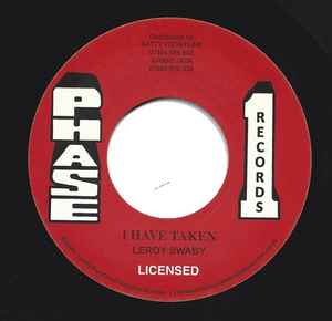 Image of Front Cover of 7" - /EX - LEROY SWABY, I Have Taken (Phase One Records; PO702, UK 2024 Reissue, Plain sleeve.), ,  - 3756085S