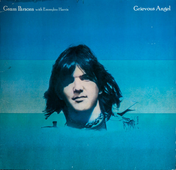 Image of Front Cover of LP - VG/VG+ - GRAM PARSONS WITH EMMYLOU HARRIS, Grievous Angel (Reprise Records Tan Labels With GEMA/Biem Box; REP 54 018, Germany 1970s Reissue, Z Price Code), Strong VG Sleeve,  - 3716092C