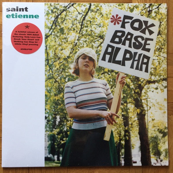 Image of Front Cover of LP - NEW - SAINT ETIENNE, Foxbase Alpha (35th Anniversary Edition) ([PIAS] Recordings Catalogue; HVNLP1W, UK 2026 Reissue, Inner, White Vinyl), , Thirty-five years since its original release, Saint Etienne’s debut ‘Foxbase Alpha’ remains a flawless love letter to London, pop history and club culture. This definitive 1991 record effortlessly captures the atmospheric spirit of the city by weaving together house beats, ambient soundscapes and classic songwriting.  - 4216467C
